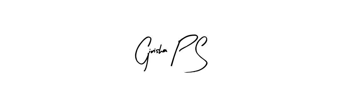 Best and Professional Signature Style for Girisha P S. Arty Signature Best Signature Style Collection. Girisha P S signature style 8 images and pictures png