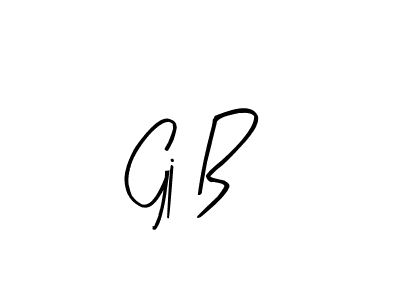 How to make Gj B name signature. Use Arty Signature style for creating short signs online. This is the latest handwritten sign. Gj B signature style 8 images and pictures png