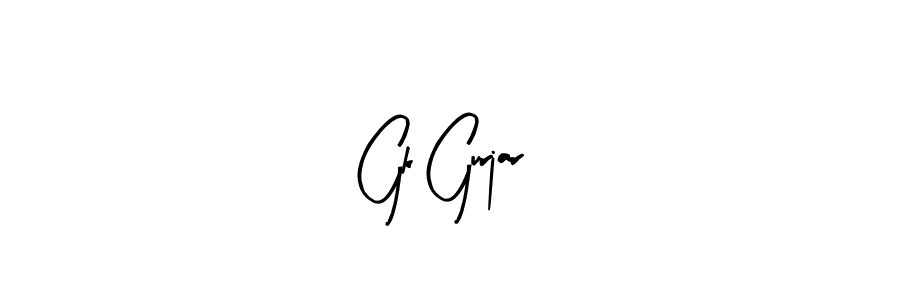 Also we have Gk Gurjar name is the best signature style. Create professional handwritten signature collection using Arty Signature autograph style. Gk Gurjar signature style 8 images and pictures png