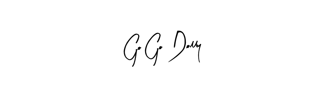 How to make Go Go Dolly name signature. Use Arty Signature style for creating short signs online. This is the latest handwritten sign. Go Go Dolly signature style 8 images and pictures png