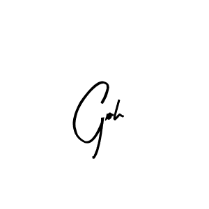 Goh stylish signature style. Best Handwritten Sign (Arty Signature) for my name. Handwritten Signature Collection Ideas for my name Goh. Goh signature style 8 images and pictures png