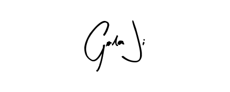 Create a beautiful signature design for name Gola Ji. With this signature (Arty Signature) fonts, you can make a handwritten signature for free. Gola Ji signature style 8 images and pictures png