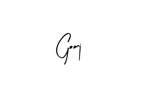 Best and Professional Signature Style for Goonj. Arty Signature Best Signature Style Collection. Goonj signature style 8 images and pictures png