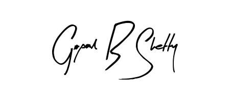 Make your name Gopal B Shetty memorable on every contract using Arty Signature autograph style. Instant transparent background export available. Gopal B Shetty signature style 8 images and pictures png