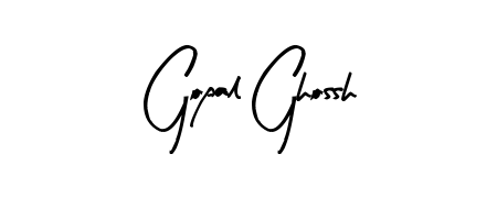 Make a short Gopal Ghossh signature style. Manage your documents anywhere anytime using Arty Signature. Create and add eSignatures, submit forms, share and send files easily. Gopal Ghossh signature style 8 images and pictures png