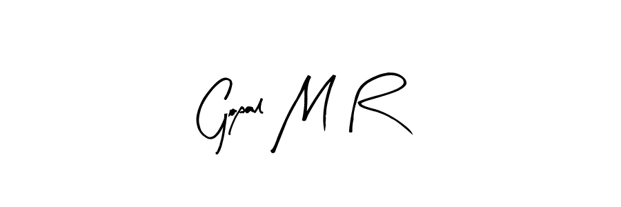 It looks lik you need a new signature style for name Gopal M R. Design unique handwritten (Arty Signature) signature with our free signature maker in just a few clicks. Gopal M R signature style 8 images and pictures png