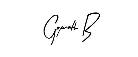The Arty Signature font gives name Gopinath B a signature that looks effortless yet distinguished. Download high-res PNG instantly. Gopinath B signature style 8 images and pictures png