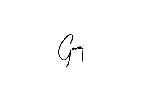 You should practise on your own different ways (Arty Signature) to write your name (Goraj) in signature. don't let someone else do it for you. Goraj signature style 8 images and pictures png