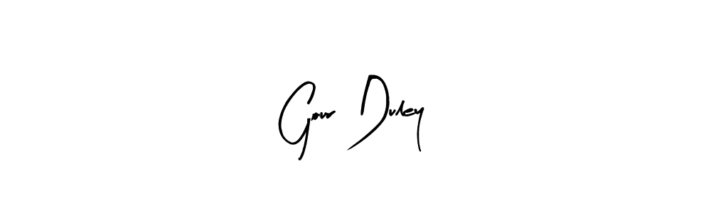 How to make Gour Duley signature? Arty Signature is a professional autograph style. Create handwritten signature for Gour Duley name. Gour Duley signature style 8 images and pictures png