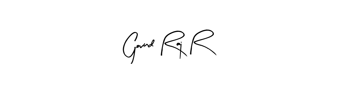 Create a beautiful signature design for name Govind Raj R. With this signature (Arty Signature) fonts, you can make a handwritten signature for free. Govind Raj R signature style 8 images and pictures png