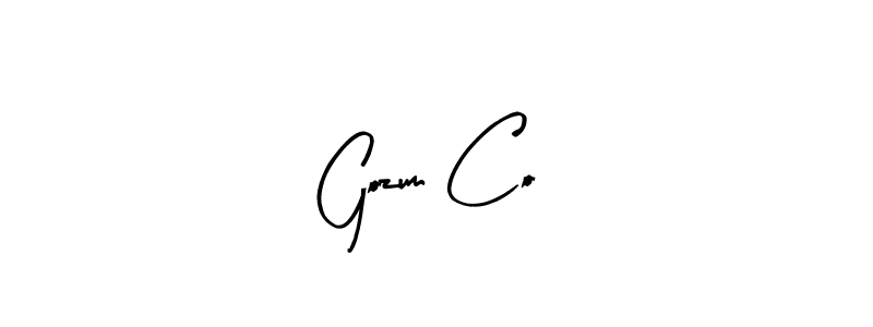 Make a beautiful signature design for name Gozum Co. Use this online signature maker to create a handwritten signature for free. Gozum Co signature style 8 images and pictures png