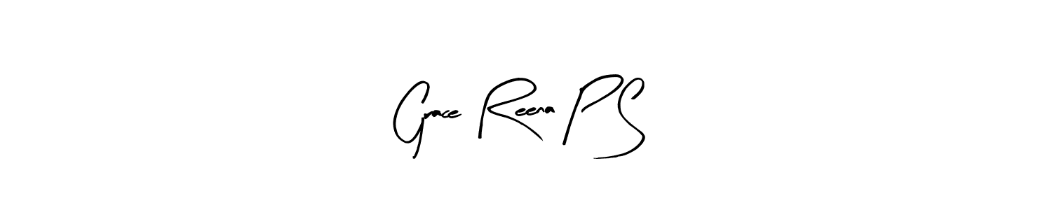 Similarly Arty Signature is the best handwritten signature design. Signature creator online .You can use it as an online autograph creator for name Grace Reena P S. Grace Reena P S signature style 8 images and pictures png