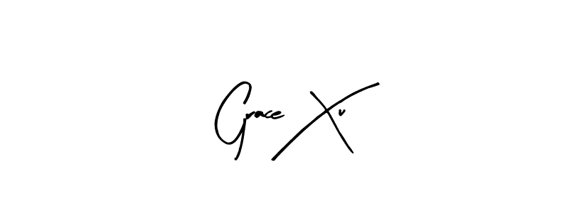 How to make Grace Xu name signature. Use Arty Signature style for creating short signs online. This is the latest handwritten sign. Grace Xu signature style 8 images and pictures png