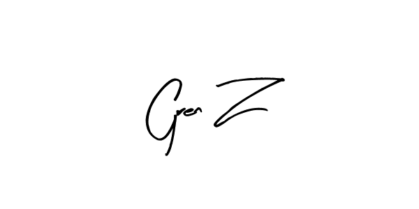 Gren Z stylish signature style. Best Handwritten Sign (Arty Signature) for my name. Handwritten Signature Collection Ideas for my name Gren Z. Gren Z signature style 8 images and pictures png