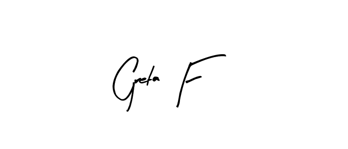 How to Draw Greta F signature style? Arty Signature is a latest design signature styles for name Greta F. Greta F signature style 8 images and pictures png