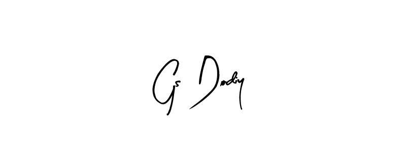 Create a beautiful signature design for name Gs Dodiy. With this signature (Arty Signature) fonts, you can make a handwritten signature for free. Gs Dodiy signature style 8 images and pictures png