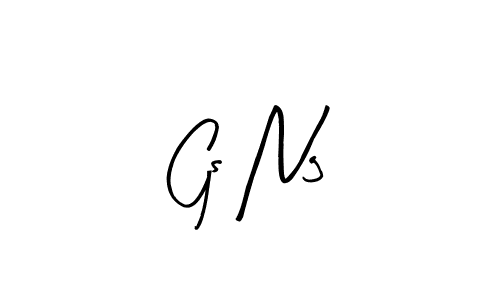 Make a beautiful signature design for name Gs Ng. With this signature (Arty Signature) style, you can create a handwritten signature for free. Gs Ng signature style 8 images and pictures png