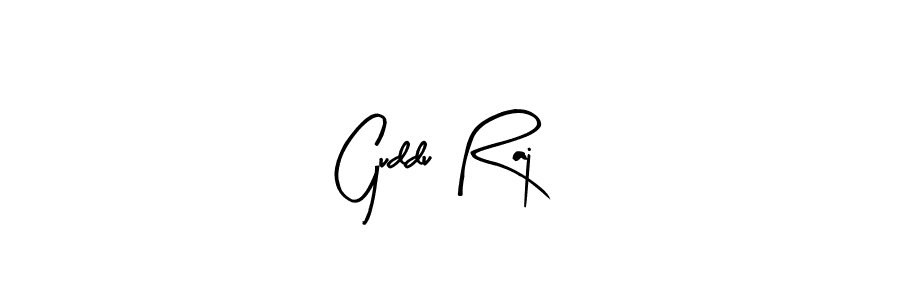 Make a beautiful signature design for name Guddu Raj. With this signature (Arty Signature) style, you can create a handwritten signature for free. Guddu Raj signature style 8 images and pictures png