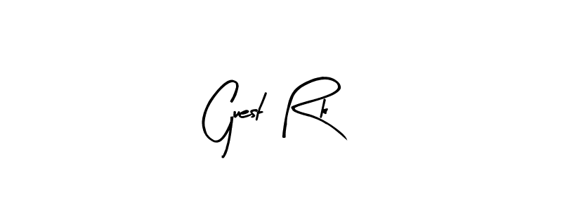 Use a signature maker to create a handwritten signature online. With this signature software, you can design (Arty Signature) your own signature for name Guest Rk. Guest Rk signature style 8 images and pictures png