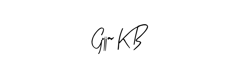 You should practise on your own different ways (Arty Signature) to write your name (Gujjar K B) in signature. don't let someone else do it for you. Gujjar K B signature style 8 images and pictures png