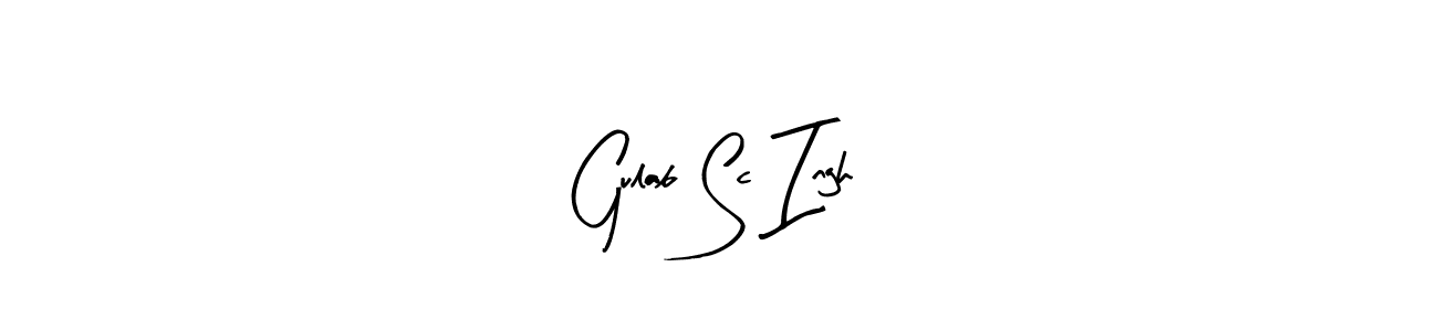 Also we have Gulab Sc Ingh name is the best signature style. Create professional handwritten signature collection using Arty Signature autograph style. Gulab Sc Ingh signature style 8 images and pictures png