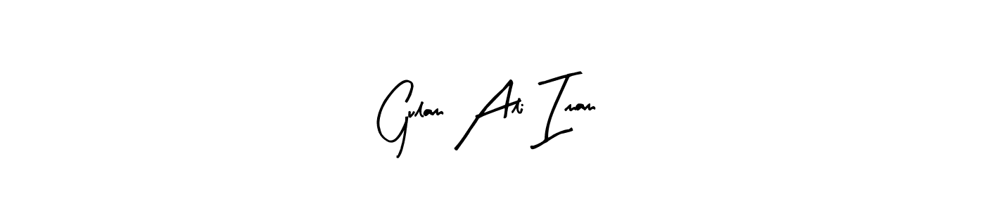 Here are the top 10 professional signature styles for the name Gulam Ali Imam. These are the best autograph styles you can use for your name. Gulam Ali Imam signature style 8 images and pictures png