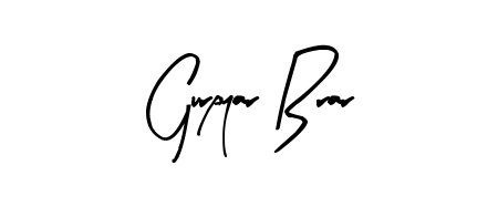 Also You can easily find your signature by using the search form. We will create Gurpyar Brar name handwritten signature images for you free of cost using Arty Signature sign style. Gurpyar Brar signature style 8 images and pictures png