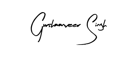 A sleek calligraphic signature for name Gurshaanveer Singh utilizing Arty Signature styling. Great for adding personal signatures to photos and art. Gurshaanveer Singh signature style 8 images and pictures png