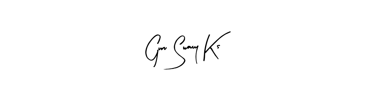 How to Draw Guru Swamy Ks signature style? Arty Signature is a latest design signature styles for name Guru Swamy Ks. Guru Swamy Ks signature style 8 images and pictures png