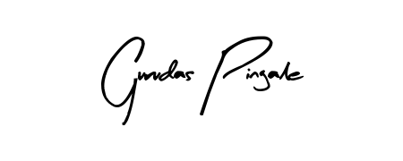 Practice writing Gurudas Pingale with the flow of Arty Signature lettering. A fantastic source of inspiration for developing your personal signature style. Gurudas Pingale signature style 8 images and pictures png