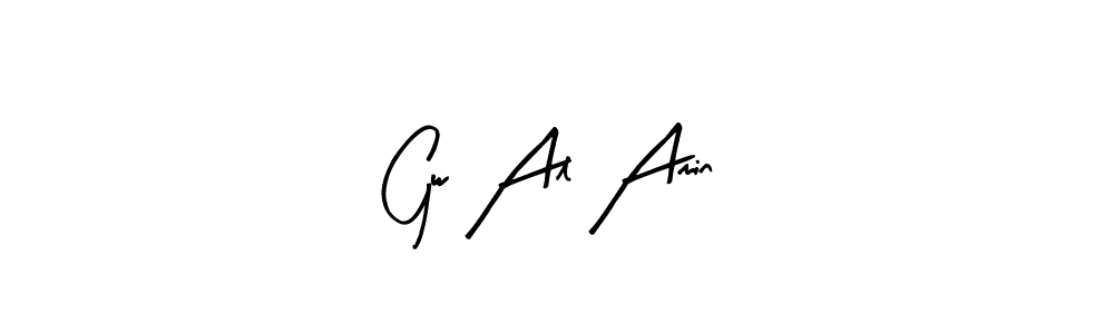 Use a signature maker to create a handwritten signature online. With this signature software, you can design (Arty Signature) your own signature for name Gw Al Amin. Gw Al Amin signature style 8 images and pictures png