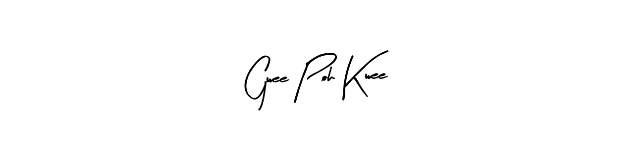 Arty Signature is a professional signature style that is perfect for those who want to add a touch of class to their signature. It is also a great choice for those who want to make their signature more unique. Get Gwee Poh Kwee name to fancy signature for free. Gwee Poh Kwee signature style 8 images and pictures png