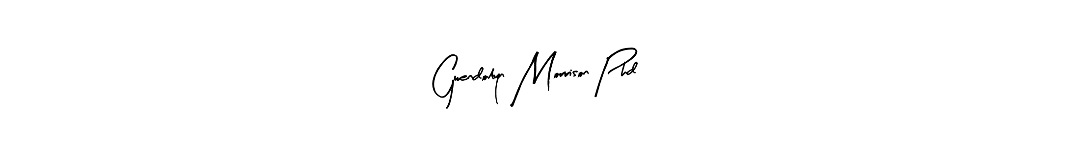 You can use this online signature creator to create a handwritten signature for the name Gwendolyn Morrison Phd. This is the best online autograph maker. Gwendolyn Morrison Phd signature style 8 images and pictures png