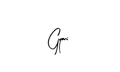 if you are searching for the best signature style for your name Gyani. so please give up your signature search. here we have designed multiple signature styles  using Arty Signature. Gyani signature style 8 images and pictures png