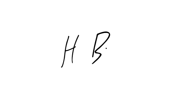 Make a beautiful signature design for name H   B.. Use this online signature maker to create a handwritten signature for free. H   B. signature style 8 images and pictures png