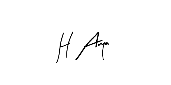 You can use this online signature creator to create a handwritten signature for the name H Arya. This is the best online autograph maker. H Arya signature style 8 images and pictures png