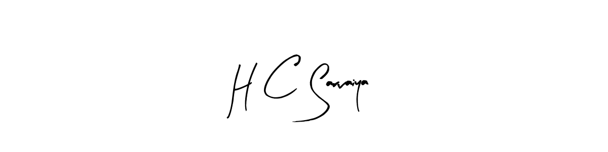 Also You can easily find your signature by using the search form. We will create H C Sarvaiya name handwritten signature images for you free of cost using Arty Signature sign style. H C Sarvaiya signature style 8 images and pictures png