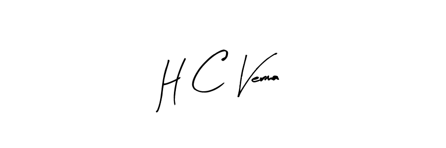 Use a signature maker to create a handwritten signature online. With this signature software, you can design (Arty Signature) your own signature for name H C Verma. H C Verma signature style 8 images and pictures png