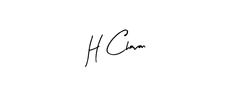 Arty Signature is a professional signature style that is perfect for those who want to add a touch of class to their signature. It is also a great choice for those who want to make their signature more unique. Get H Chavan name to fancy signature for free. H Chavan signature style 8 images and pictures png
