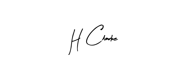 How to make H Clarke name signature. Use Arty Signature style for creating short signs online. This is the latest handwritten sign. H Clarke signature style 8 images and pictures png