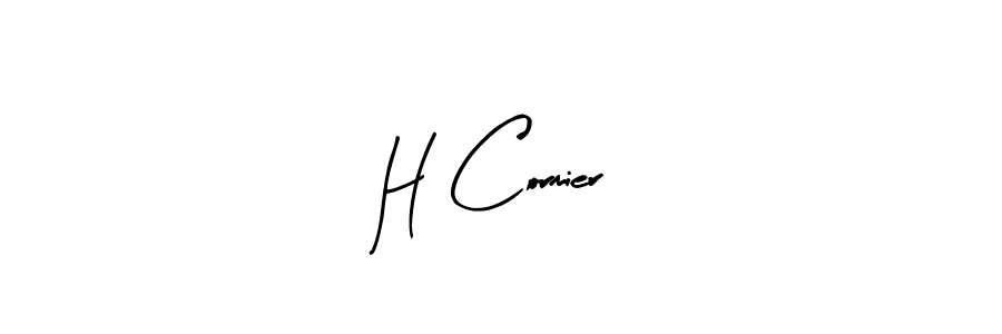 Create a beautiful signature design for name H Cormier. With this signature (Arty Signature) fonts, you can make a handwritten signature for free. H Cormier signature style 8 images and pictures png