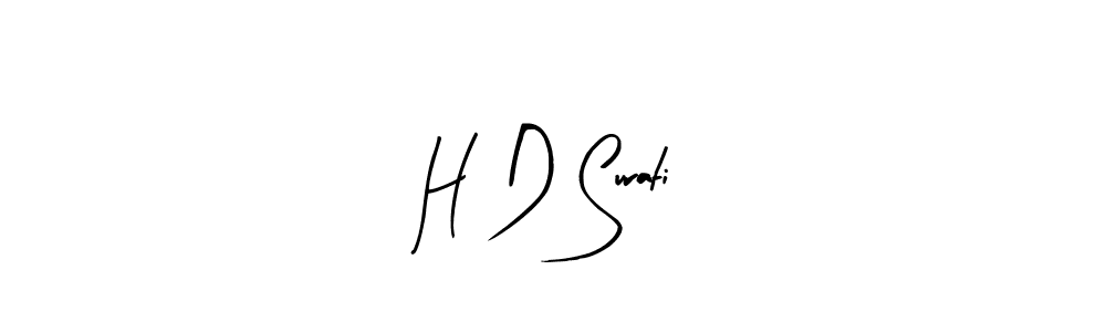 Similarly Arty Signature is the best handwritten signature design. Signature creator online .You can use it as an online autograph creator for name H D Surati. H D Surati signature style 8 images and pictures png