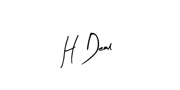 Once you've used our free online signature maker to create your best signature Arty Signature style, it's time to enjoy all of the benefits that H Deal name signing documents. H Deal signature style 8 images and pictures png