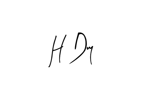 The best way (Arty Signature) to make a short signature is to pick only two or three words in your name. The name H Duy include a total of six letters. For converting this name. H Duy signature style 8 images and pictures png