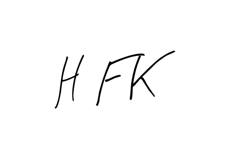 How to Draw H F K signature style? Arty Signature is a latest design signature styles for name H F K. H F K signature style 8 images and pictures png