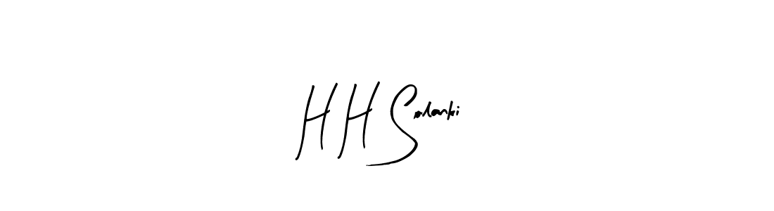 if you are searching for the best signature style for your name H H Solanki. so please give up your signature search. here we have designed multiple signature styles  using Arty Signature. H H Solanki signature style 8 images and pictures png