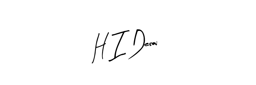 You can use this online signature creator to create a handwritten signature for the name H I Desai. This is the best online autograph maker. H I Desai signature style 8 images and pictures png