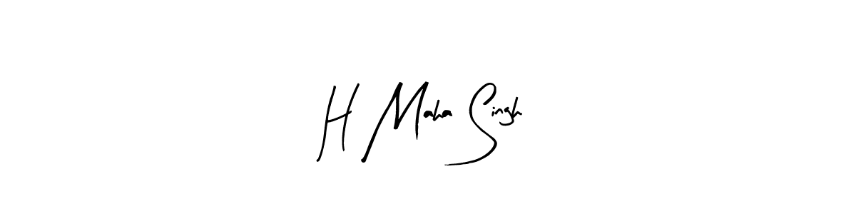 How to Draw H Maha Singh signature style? Arty Signature is a latest design signature styles for name H Maha Singh. H Maha Singh signature style 8 images and pictures png