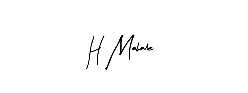 Also You can easily find your signature by using the search form. We will create H Mahale name handwritten signature images for you free of cost using Arty Signature sign style. H Mahale signature style 8 images and pictures png