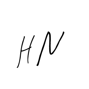 Make a beautiful signature design for name H N. Use this online signature maker to create a handwritten signature for free. H N signature style 8 images and pictures png